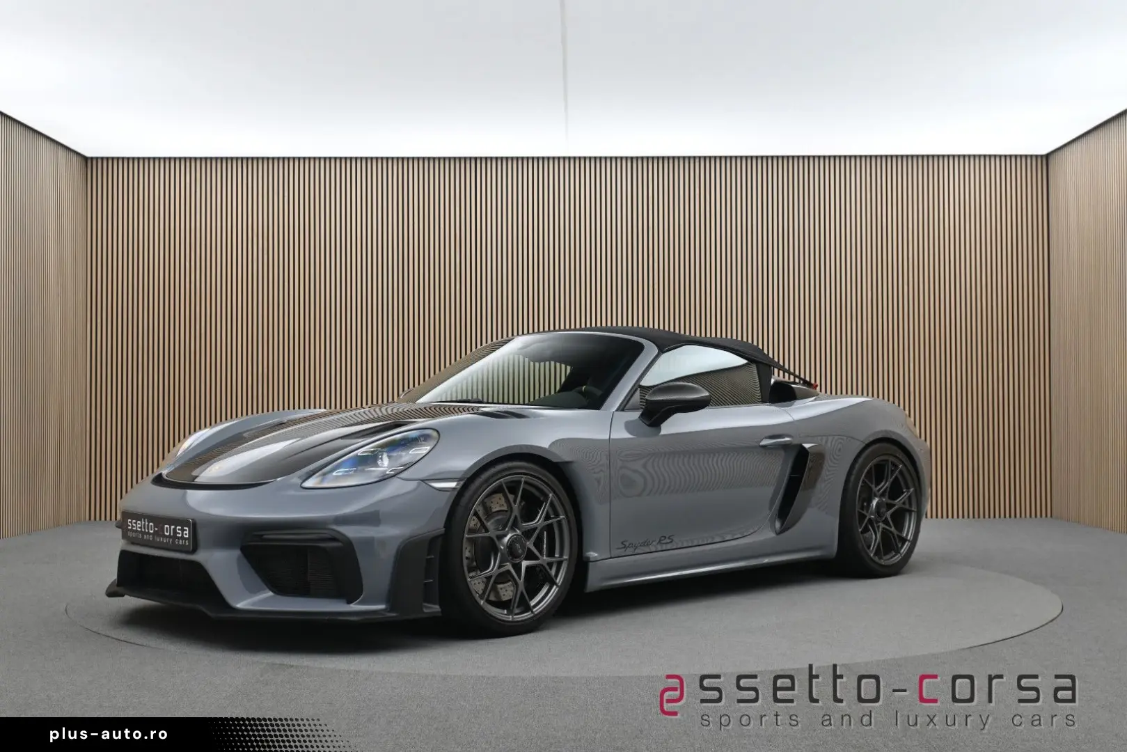 PORSCHE 718 Boxster Spyder RS Weissach Lift 90L Carbon