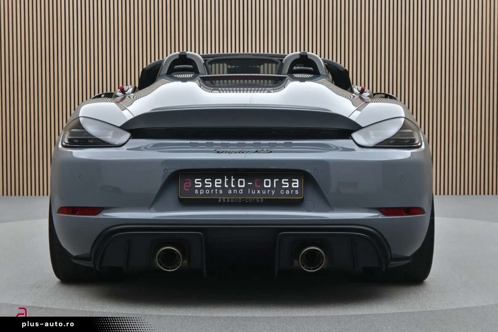 PORSCHE 718 Boxster Spyder RS Weissach Lift 90L Carbon