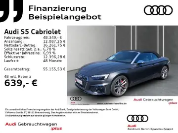 AUDI S5 Cabriolet  MATRIX NAV  AHK GRA Smartph.-int.