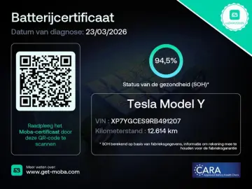 TESLA Model Y Standard RWD Plus 351pk 94 5% SoH [ LFP