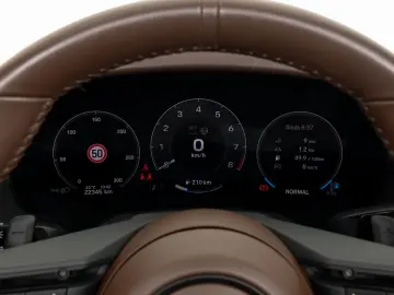 PORSCHE 911 Carrera Cabrio   Clubleder Braun   Lift