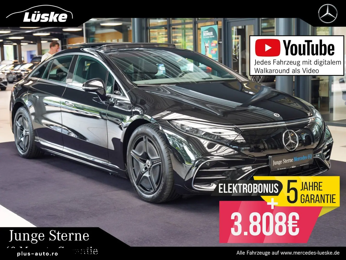 MERCEDES-BENZ EQS 450 4M AMG Line HYPERSCREEN Massag&hellip;