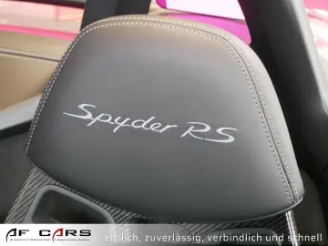 PORSCHE 718 Boxter Spyder RS Lift Chrono Bose LED