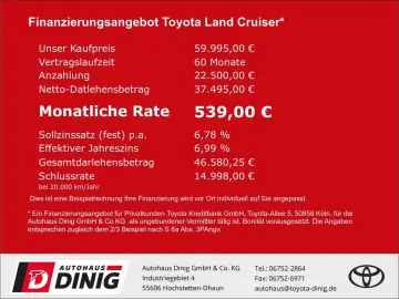 TOYOTA Land Cruiser Executive 2.8 D4-D EU6d Navi Leder