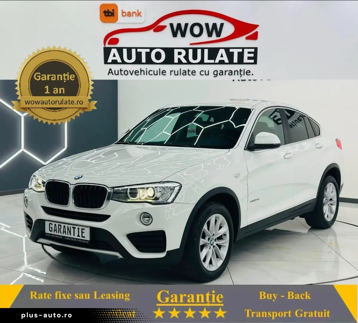 BMW X4 2015 2.0D E6 4X4 Garantie 12 Luni Rate Avans 0 Doar C
