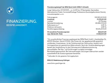 BMW i7 xDrive60 Limousine M Sport Massage Kamera