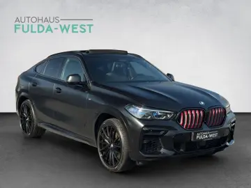 BMW X6 M50i Black Vermilion FrozenBlack Laser B&W