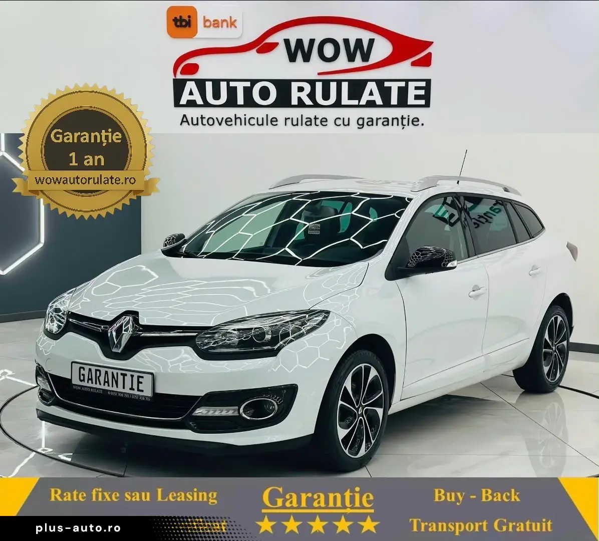 RENAULT MEGANE 2014 1.5D E5 Garantie 12 Luni Rate Avans 0 Do