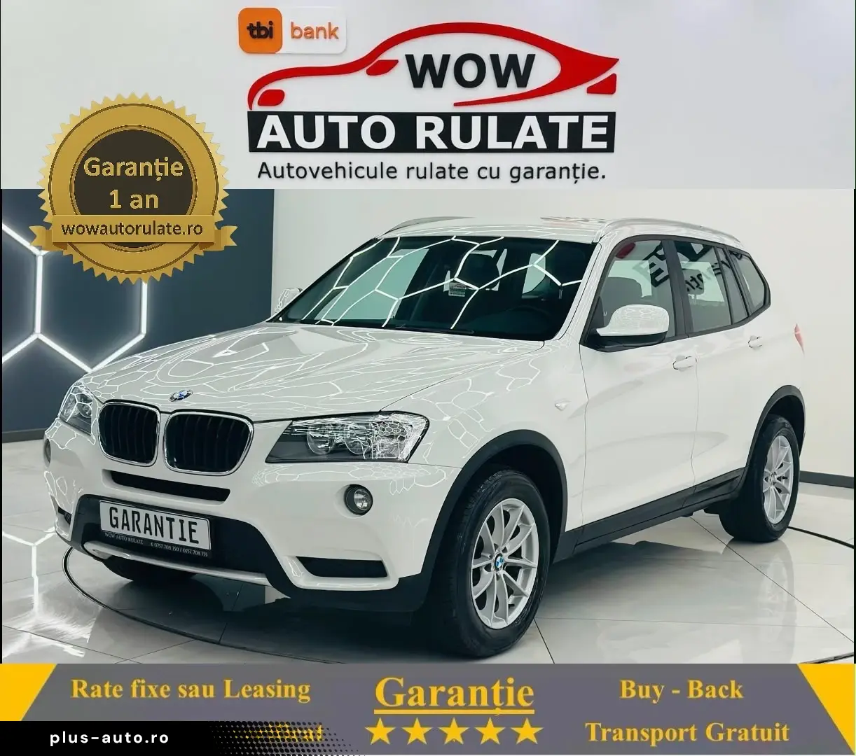 BMW X3 2013 2.0D E5 Garantie 12 Luni Rate Avans 0 Doar Cu Bu