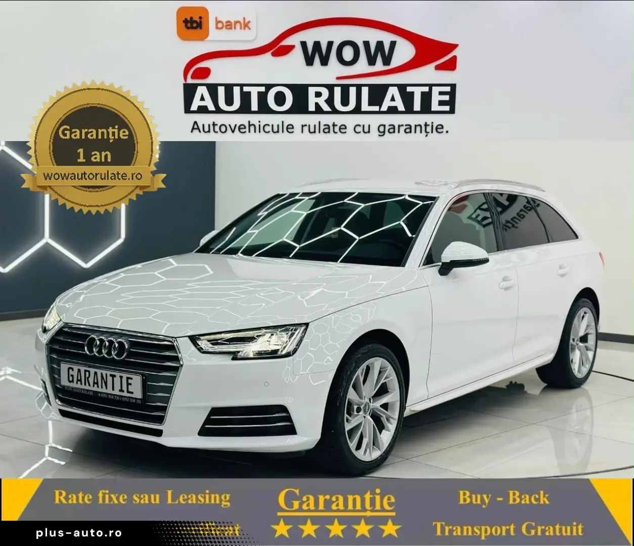 AUDI A4 2017 2.0D E6 Garantie 12 Luni Rate Avans 0 Doar Cu B