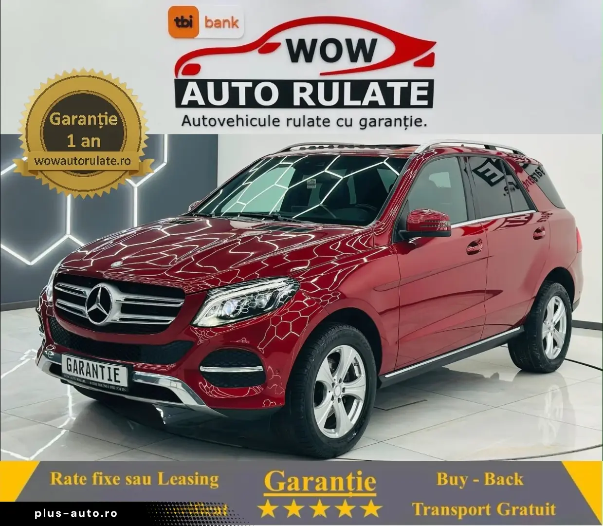 MERCEDESBENZ Gle 2017 3.0D E6 Garantie 12 Luni Rate Avans 0