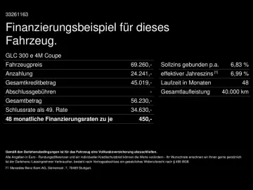 MERCEDES-BENZ GLC 300 e 4M Coupe AMG Night Airmatic …