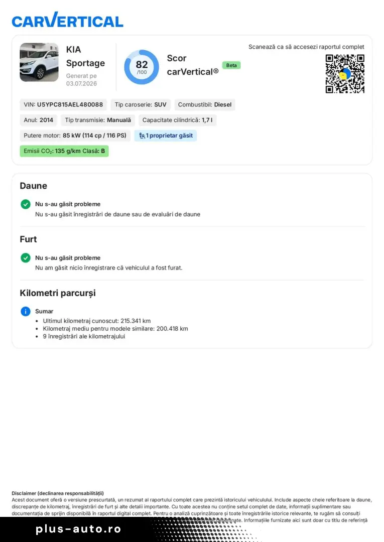 Kia Sportage Diesel Manual 2014 - Rate   Credit   Garantie