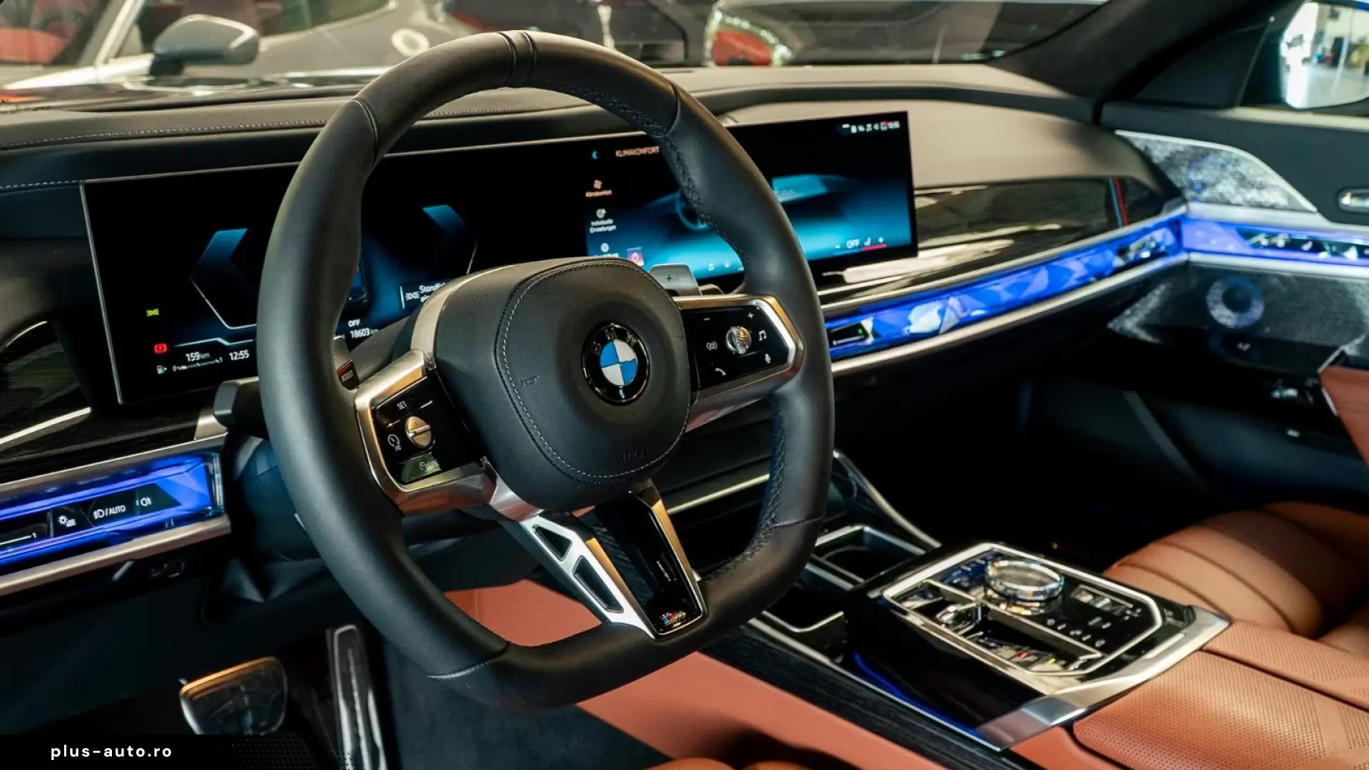 BMW 740d M TV Sky-Lounge B&W Crystal   Finanțare Leasing