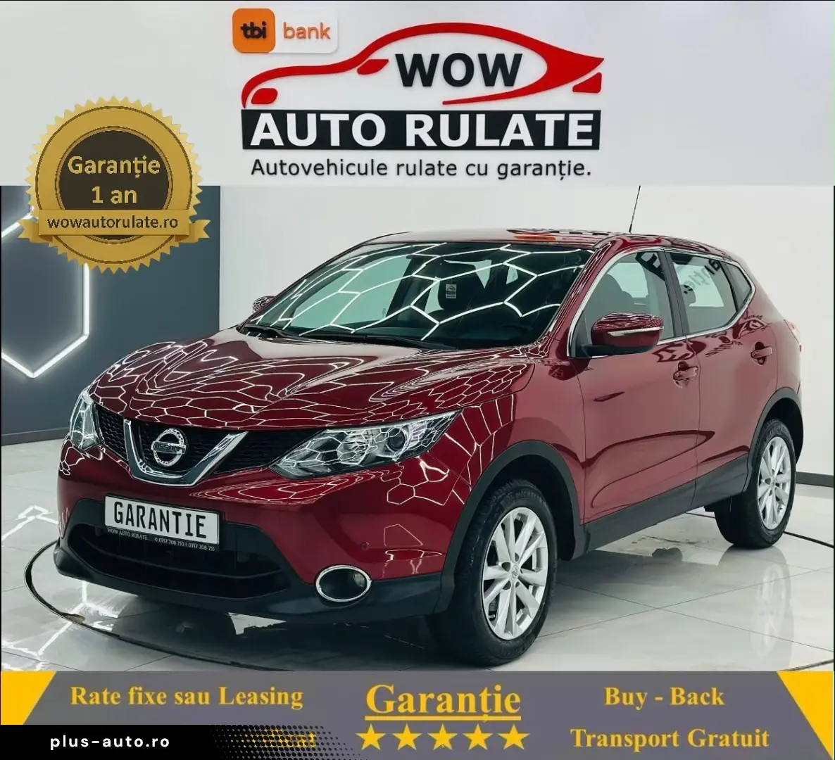 NISSAN Qashqai 2014 1.2i E5 Garantie 12 Luni Rate Avans 0 Do