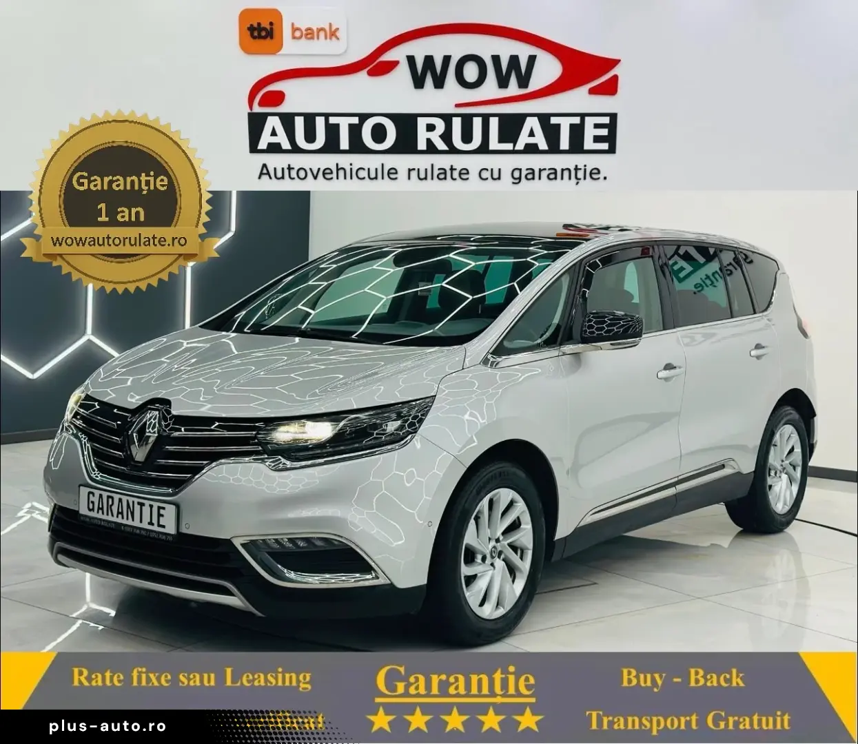 RENAULT ESPACE 2015 1.6D E6 Garantie 12 Luni Rate Avans 0 Do