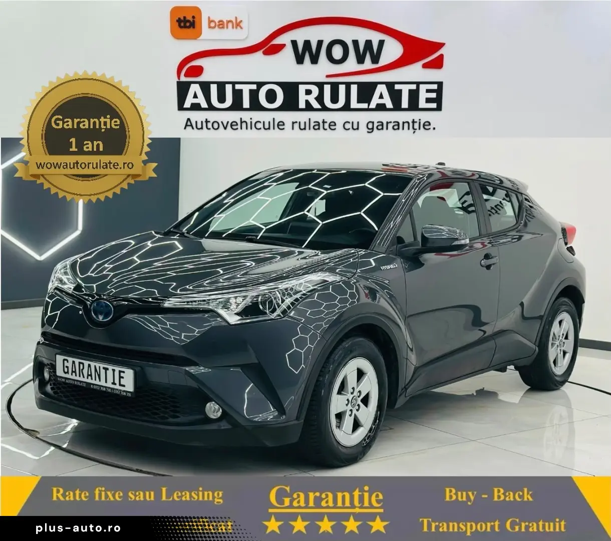 TOYOTA C-HR 2017 1.8i  hybrid E6 Garantie 12 Luni Rate Avans