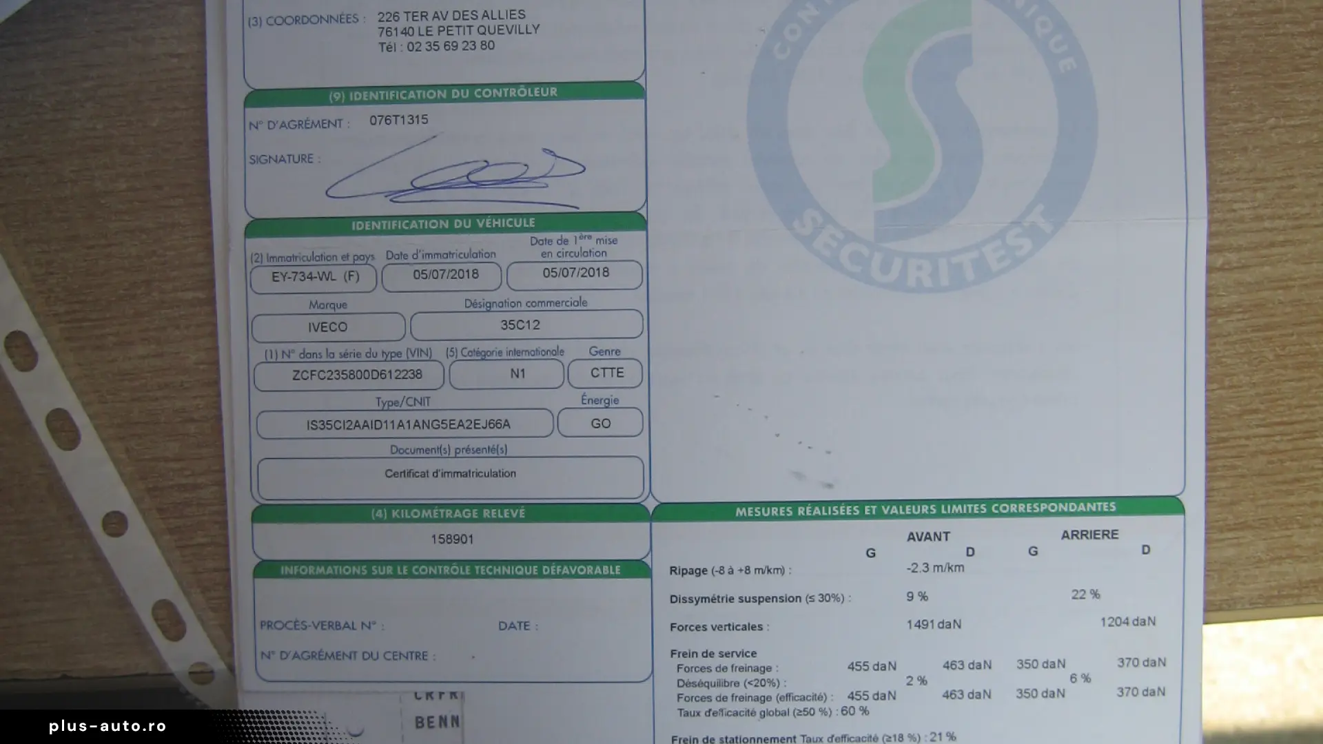 VAND  IVECO DAILY 3 LOC. BASCULABIL   AC. 2018.