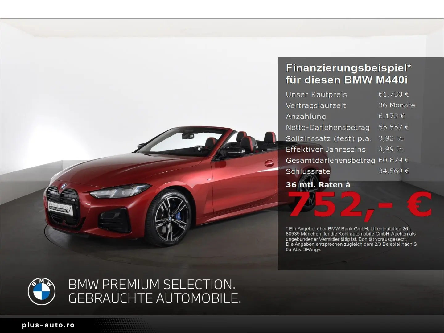 BMW M440i xDrive Cabrio Shadow Line Harman Kardon In