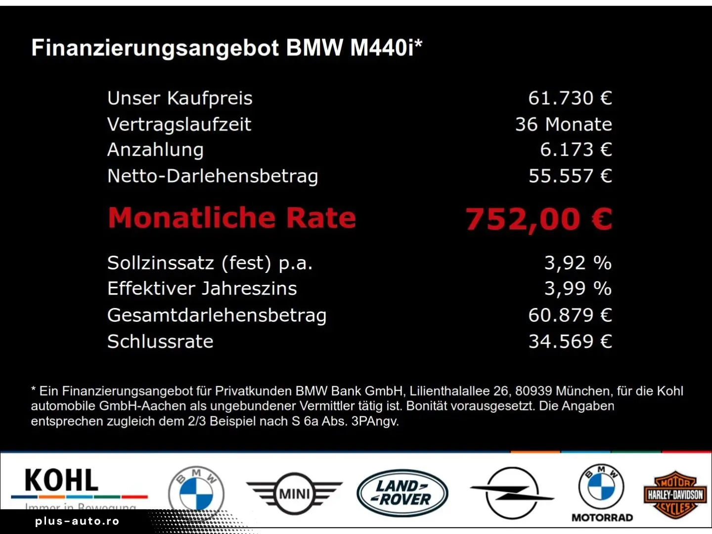 BMW M440i xDrive Cabrio Shadow Line Harman Kardon In