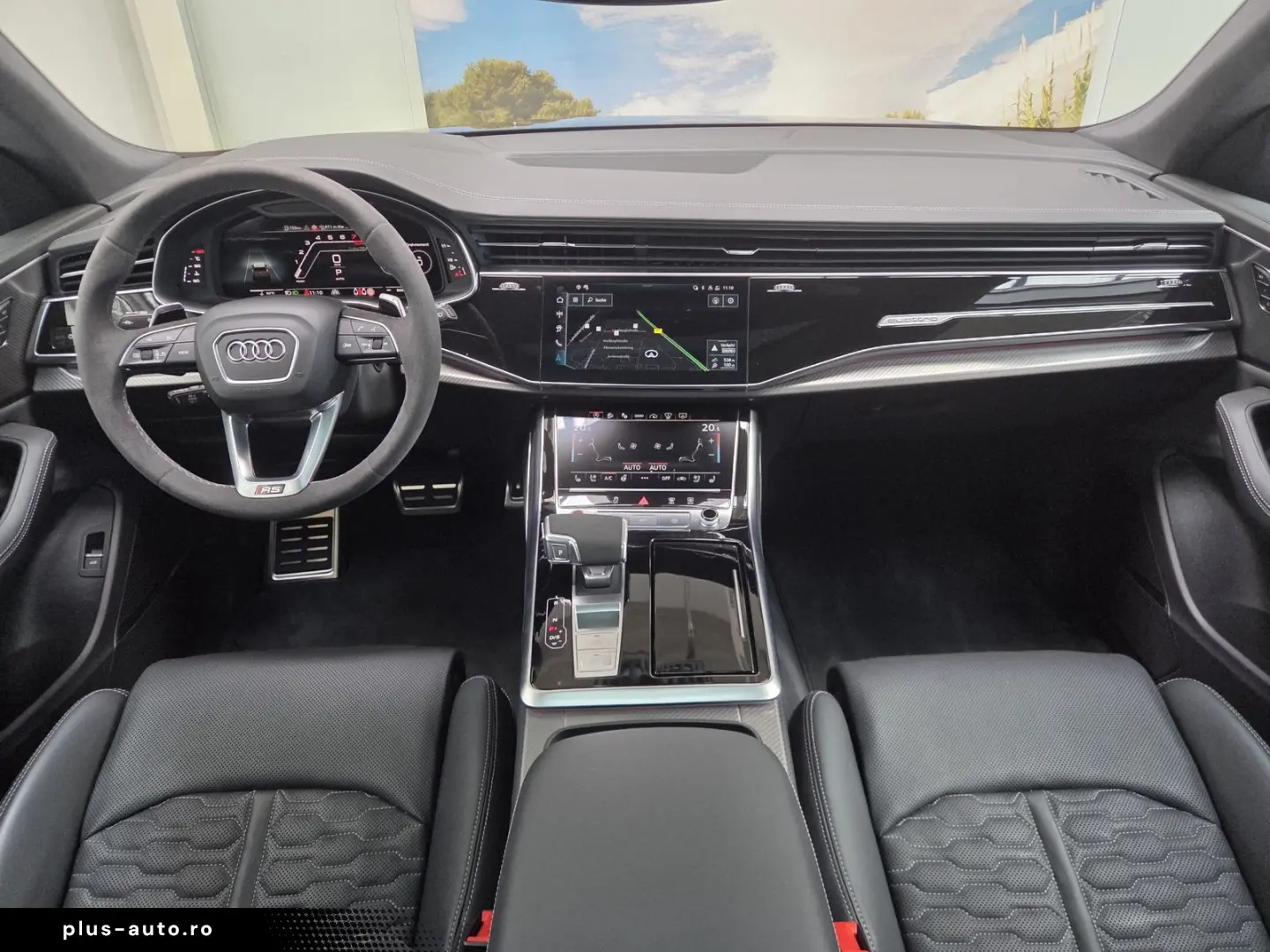 AUDI RSQ8 Sportabgas AHK Standhzg. Black  RS-Design