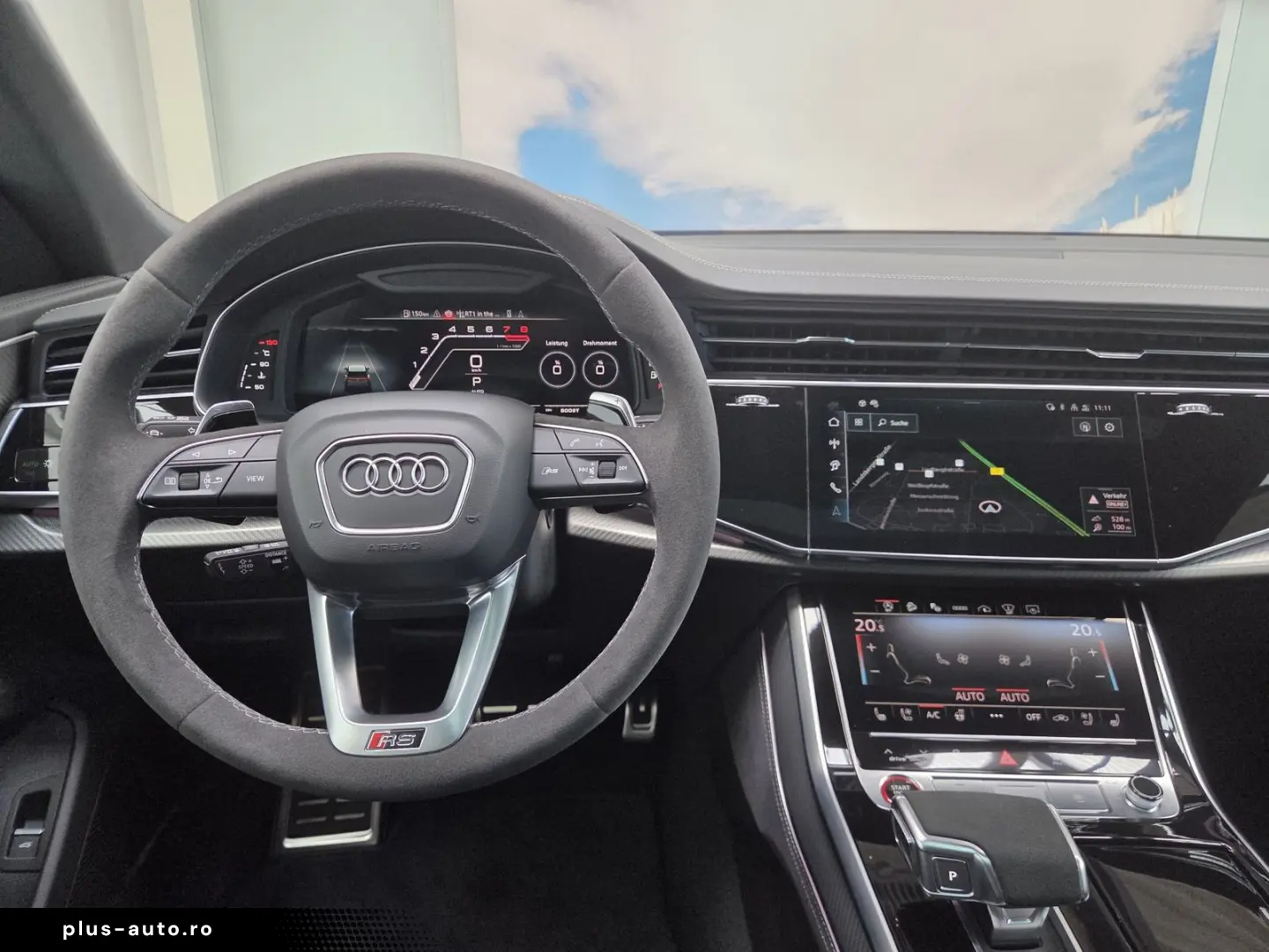 AUDI RSQ8 Sportabgas AHK Standhzg. Black  RS-Design