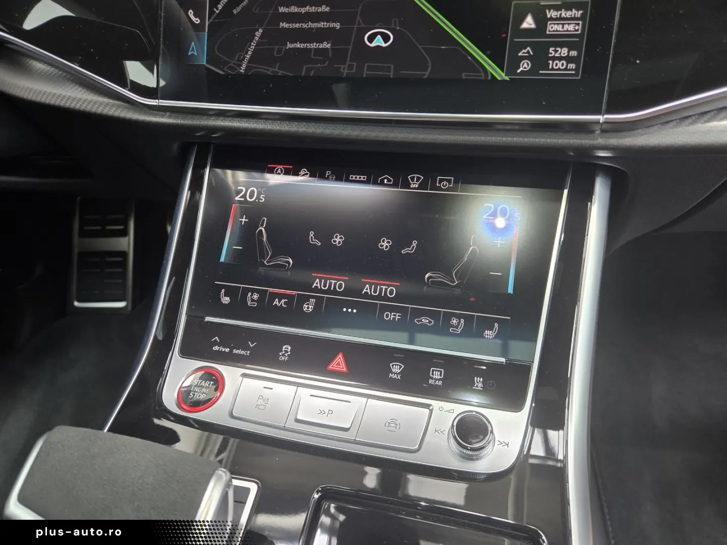 AUDI RSQ8 Sportabgas AHK Standhzg. Black  RS-Design