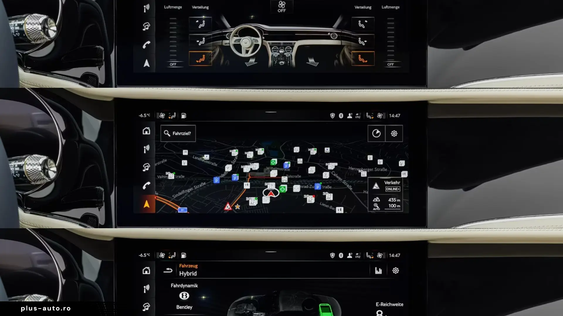Bentley Continental GTC V8 Hybrid   Head-Up Display