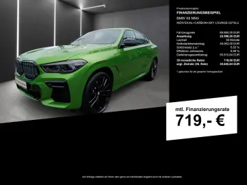 BMW X6 M50i INDIVIDUAL CARBON SKY LOUNGE 22 ALU