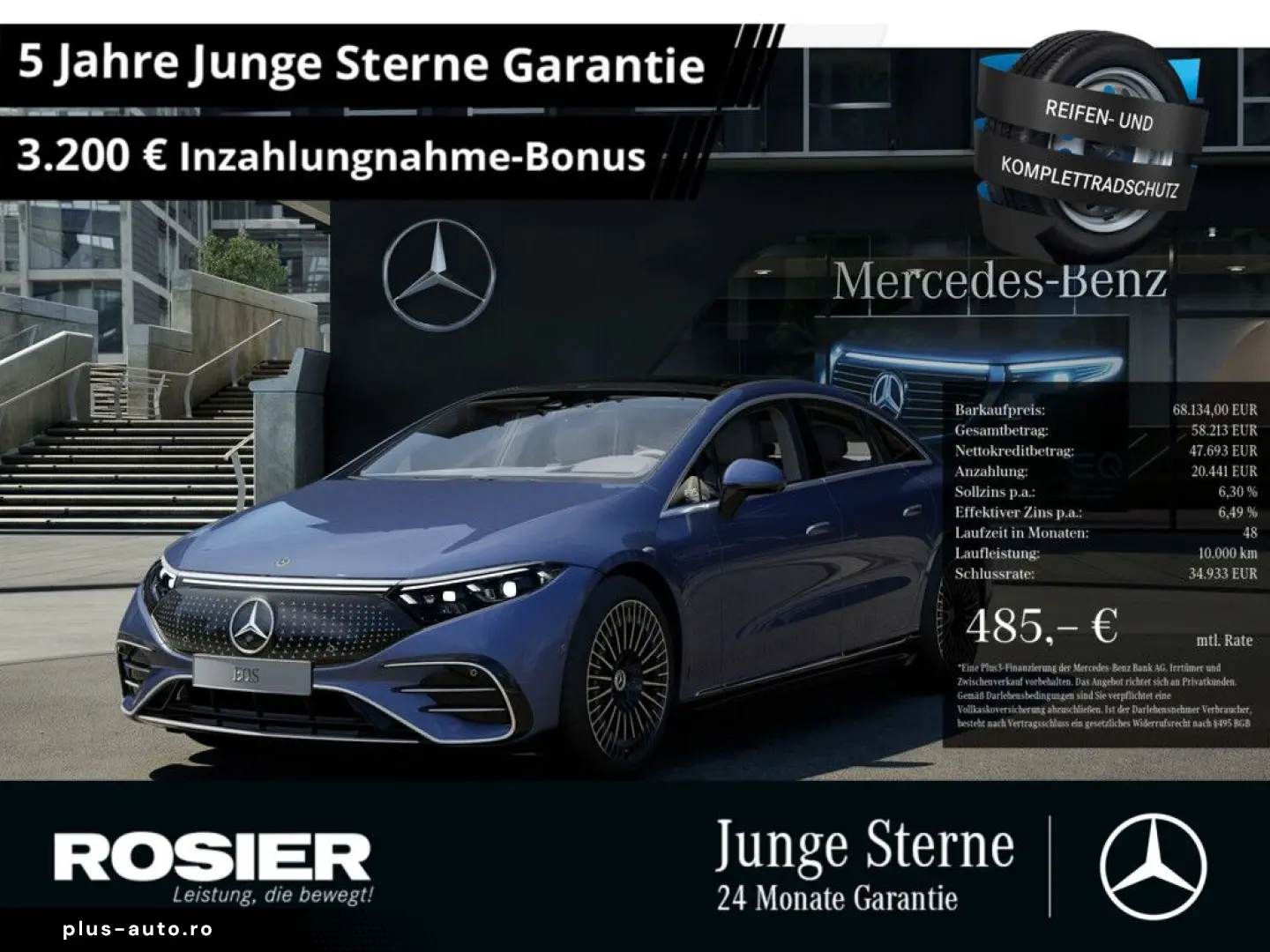 MERCEDES-BENZ EQS 580 4M Edition1 AMG Sport Premium &hellip;