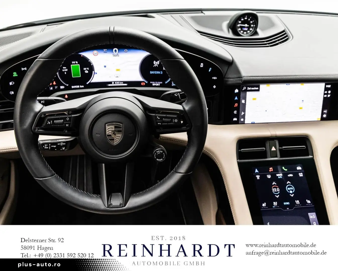 PORSCHE TAYCAN TURBO ACC HuD PANO PDLS  KERAMIK 18-WEGE