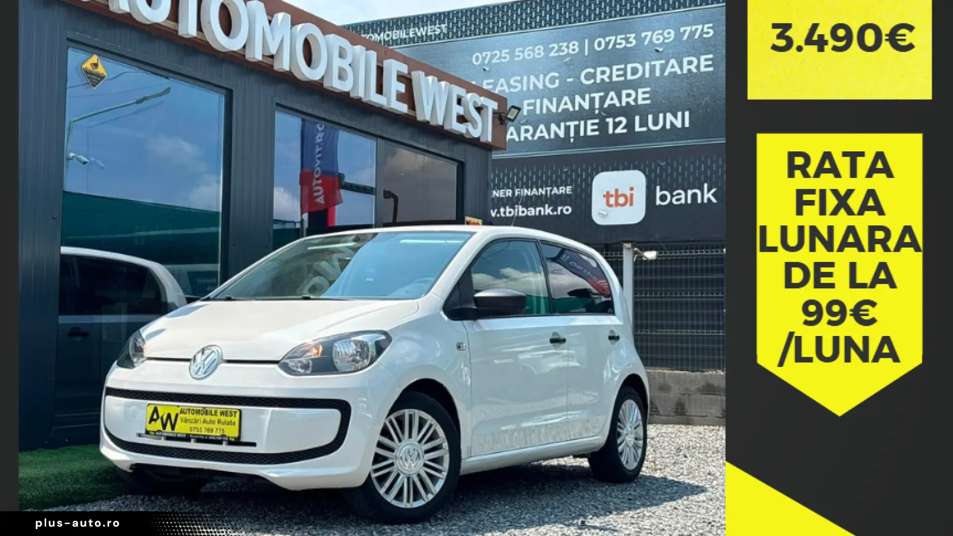 Volkswagen up! 1.0 White AUTOUTILITARA