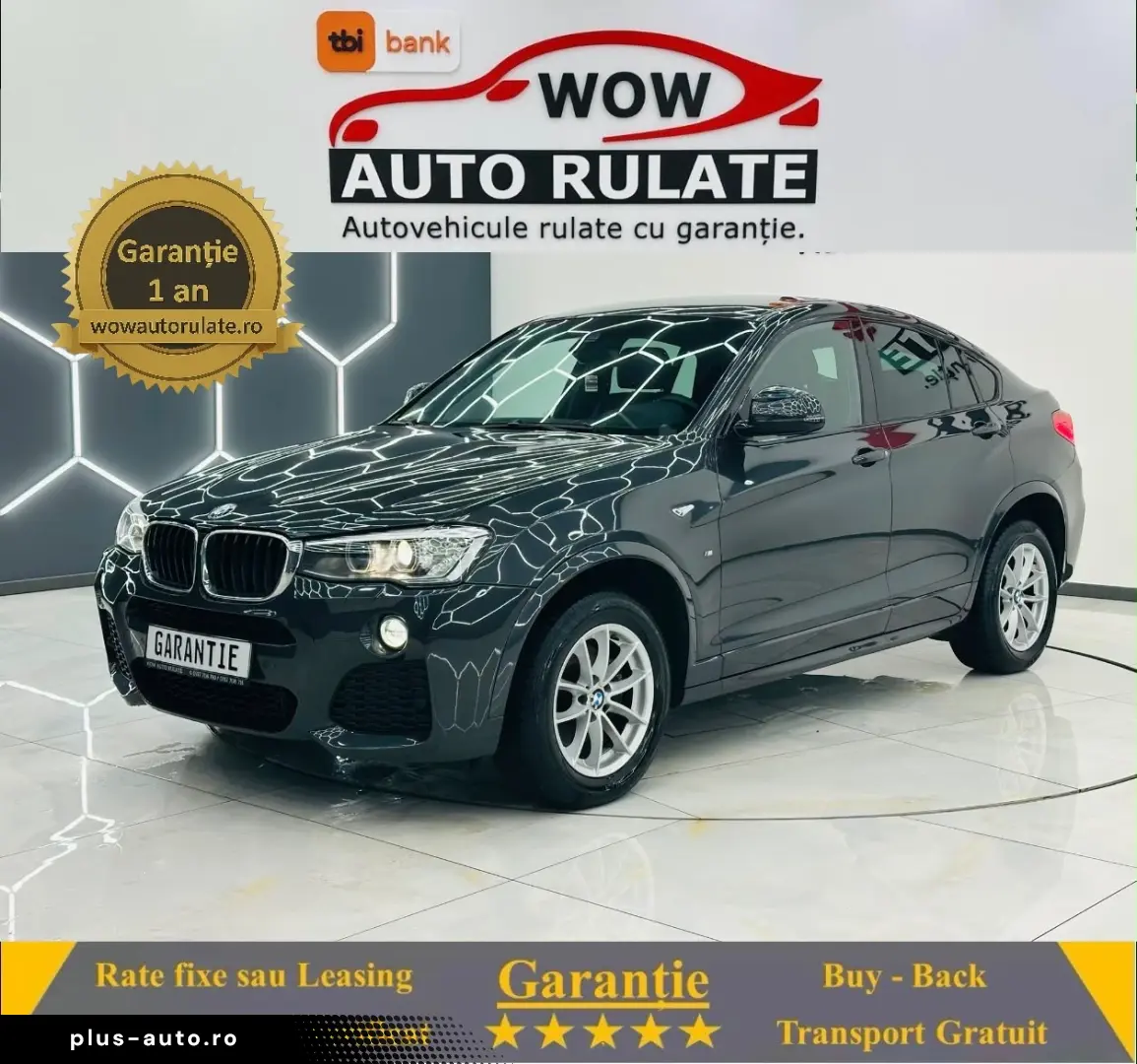 BMW X4 2016 2.0D E6 Garantie 12 Luni Rate Avans 0 Doar Cu Bu
