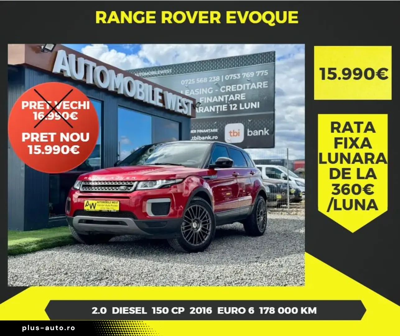LAND ROVER Range Rover Evoque 2016