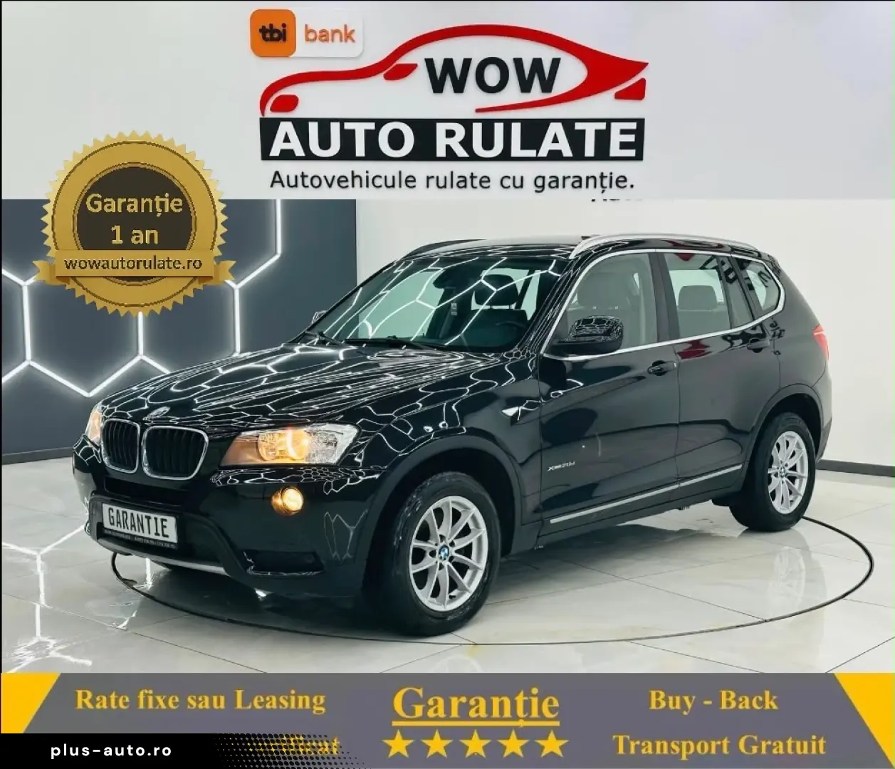 BMW X3 2012 2.0D E5 4x4 Garantie 12 Luni Rate Avans 0 Doar C