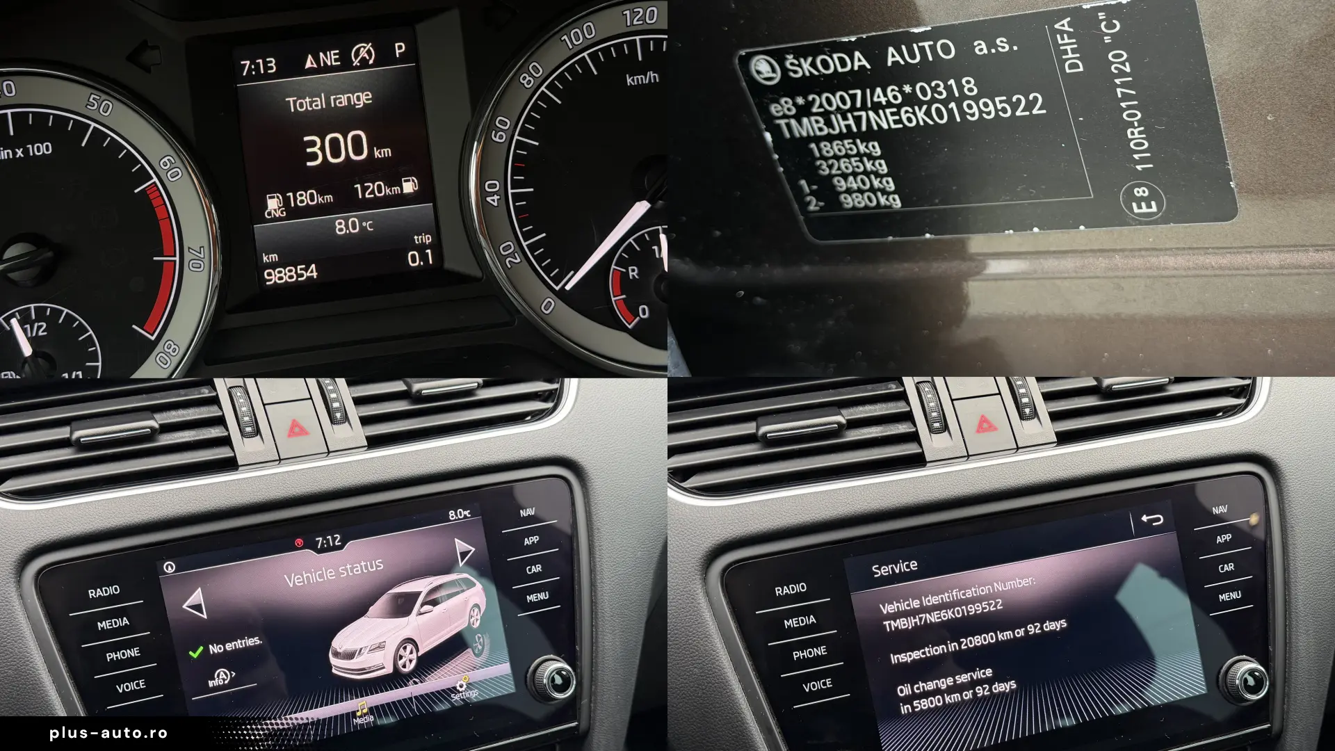SKODA OCTAVIA COMBI 1.5 G-TEC CNG - DSG - 130 CP – 2019