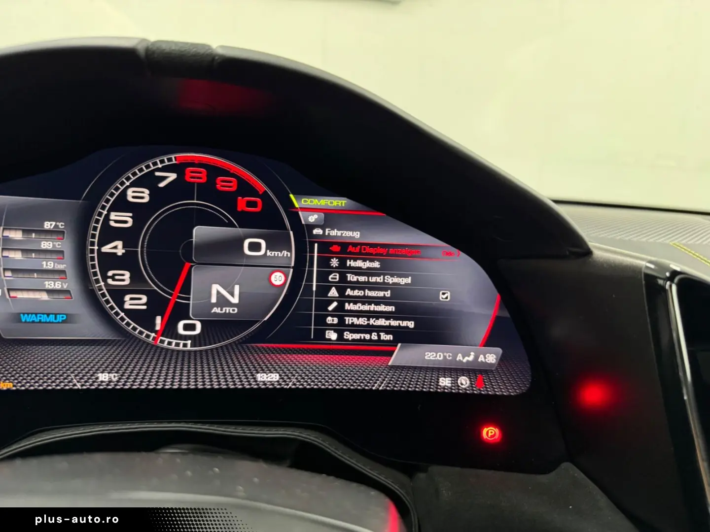 FERRARI Roma 3.9 T V8 DCT  Display  Lüftung
