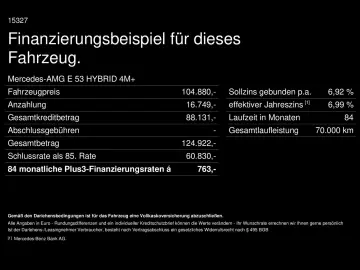 MERCEDES-BENZ E 53 Hybrid AMG Prem  Perf.Sitz Supers…