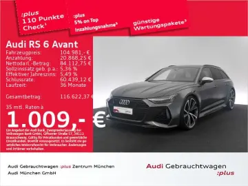 AUDI RS6 Avant Pano Laser B&O Sportabgas