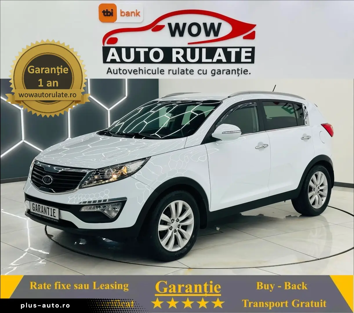 KIA SPORTAGE 2012 1.7D E5 Garantie 12 Luni Rate Avans 0 Doar