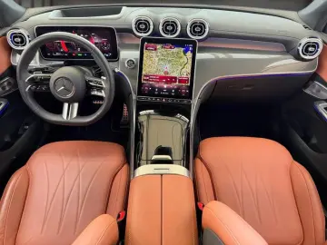 MERCEDES-BENZ GLC 300e 4M Coupe AMG Plus Brown Leather