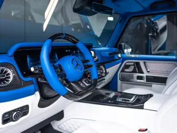 Mercedes-Benz G800 BRABUS  Blue Custom Nappa Carbon