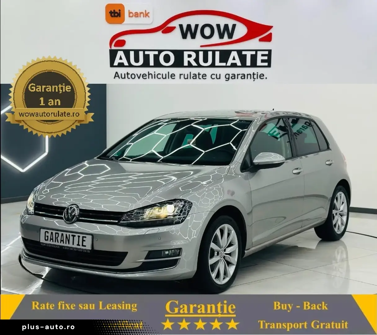 VOLKSWAGEN GOLF 2015 1.6D E6 Garantie 12 Luni Rate Avans 0 D