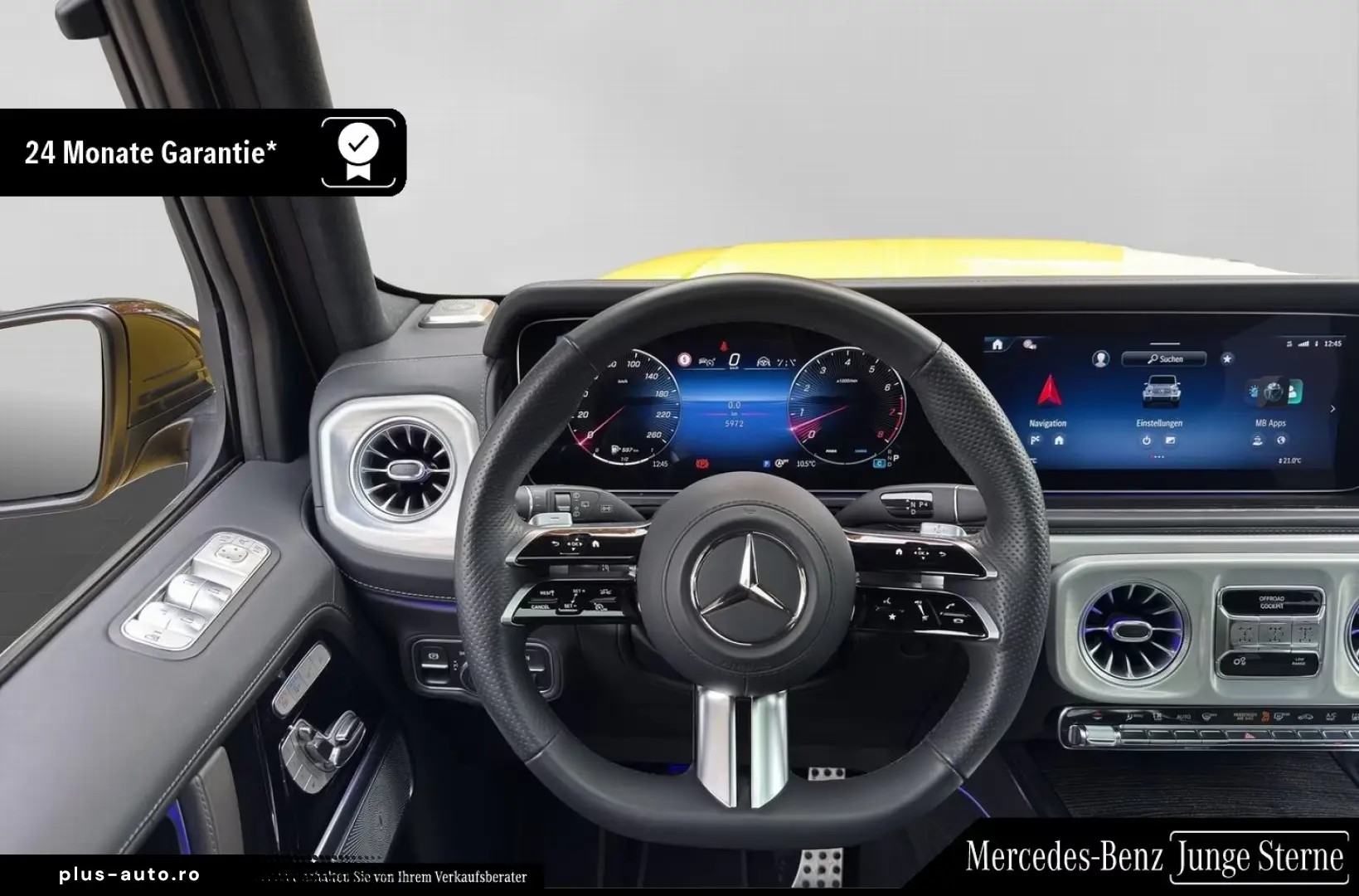 MERCEDES-BENZ G 500 AMG Manufaktur Sun Yellow