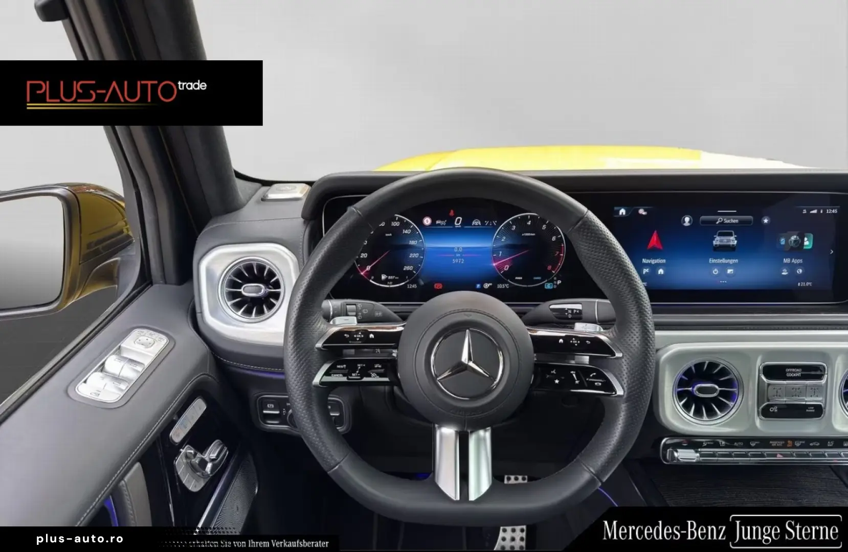 MERCEDES-BENZ G 500 AMG Manufaktur Sun Yellow