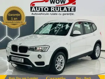 BMW X3 2016 2.0D E6 Garantie 12 Luni Rate Avans 0 Doar Cu Bu