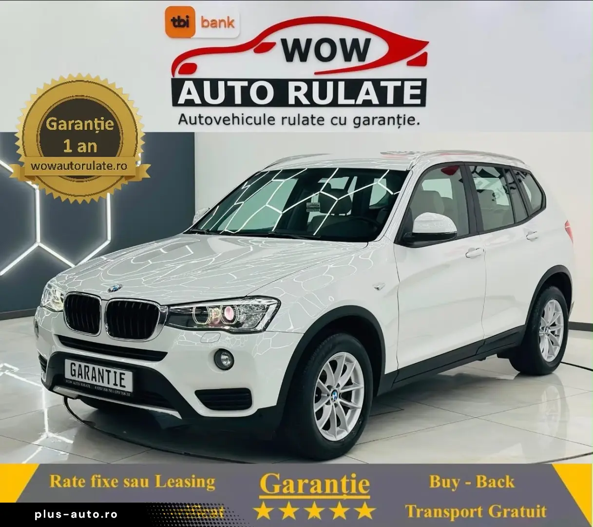 BMW X3 2016 2.0D E6 Garantie 12 Luni Rate Avans 0 Doar Cu Bu