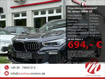 BMW X6 xDrive 30 d M Sport Laser Pano HUD Memory Kam