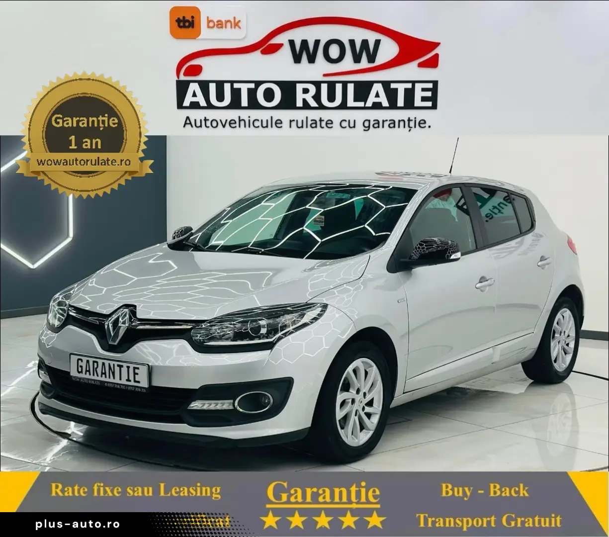 RENAULT MEGANE 2014 1.5D E5 Garantie 12 Luni Rate Avans 0 Do