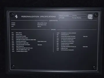 FERRARI Roma Carbon Magneride Matrix Passenger ADAS 360
